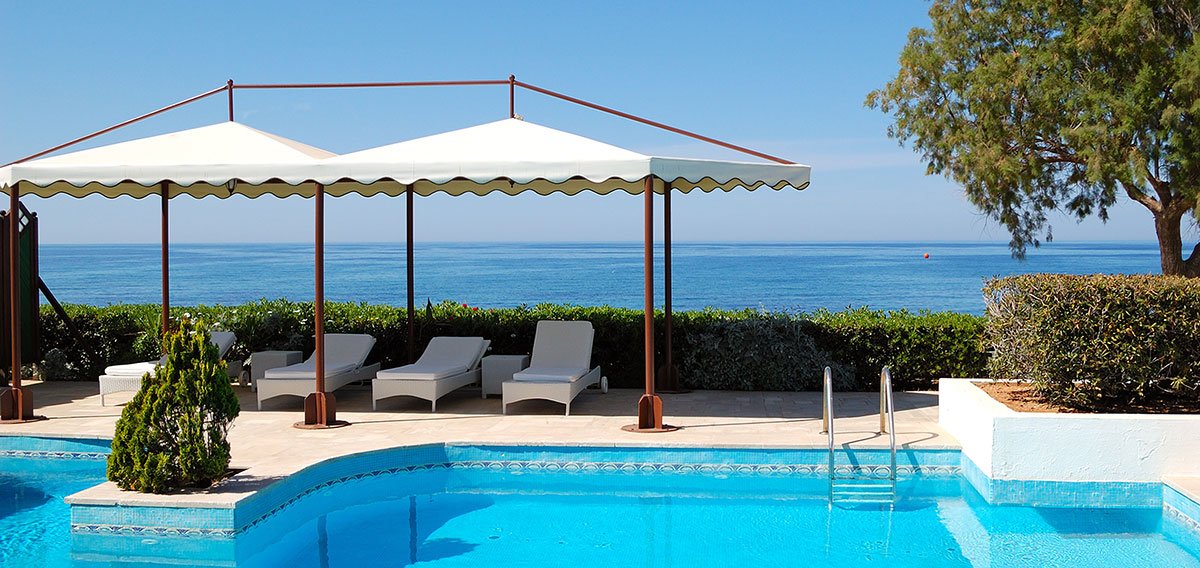 beaches and pools